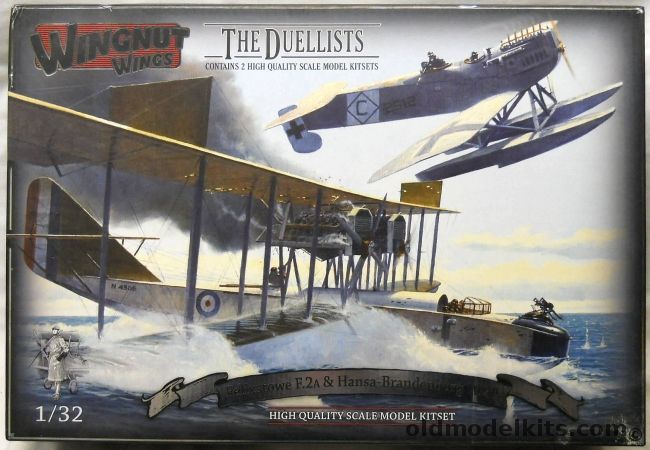 Wingnut Wings 1/32 The Duelists Felixstowe F.2A And Hansa-Brandenburg W.29 - (W-29 / F-2a), 32801 plastic model kit